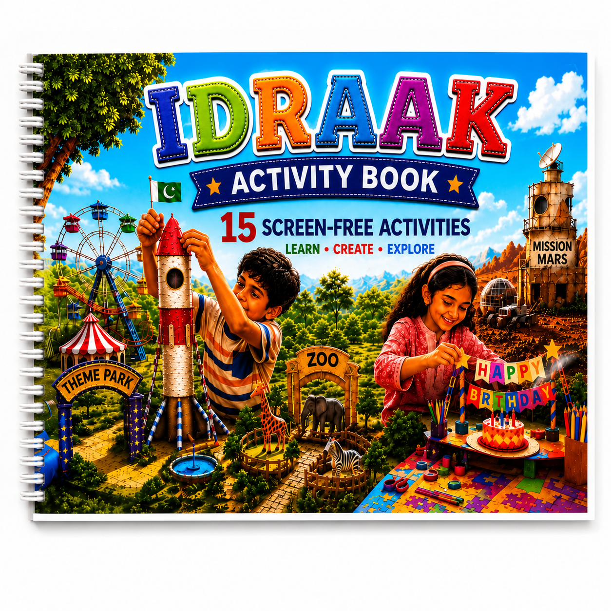 IDRAAK Activity Book | Ages 5 - 12