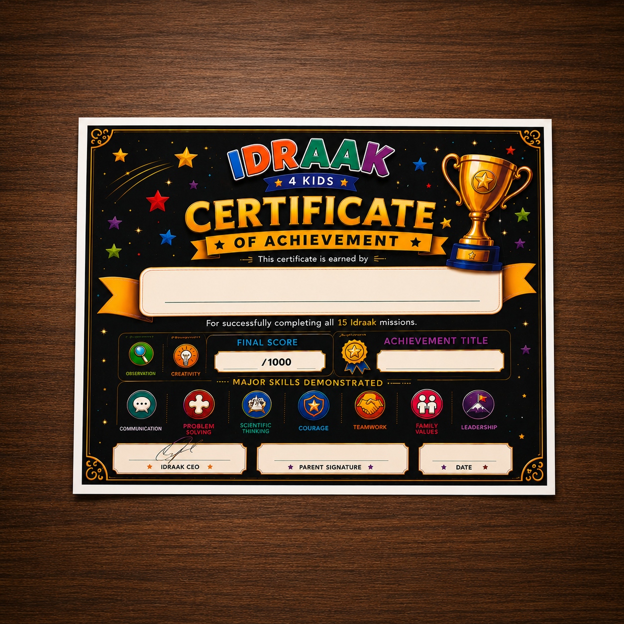 IDRAAK Activity Book | Ages 5 - 12